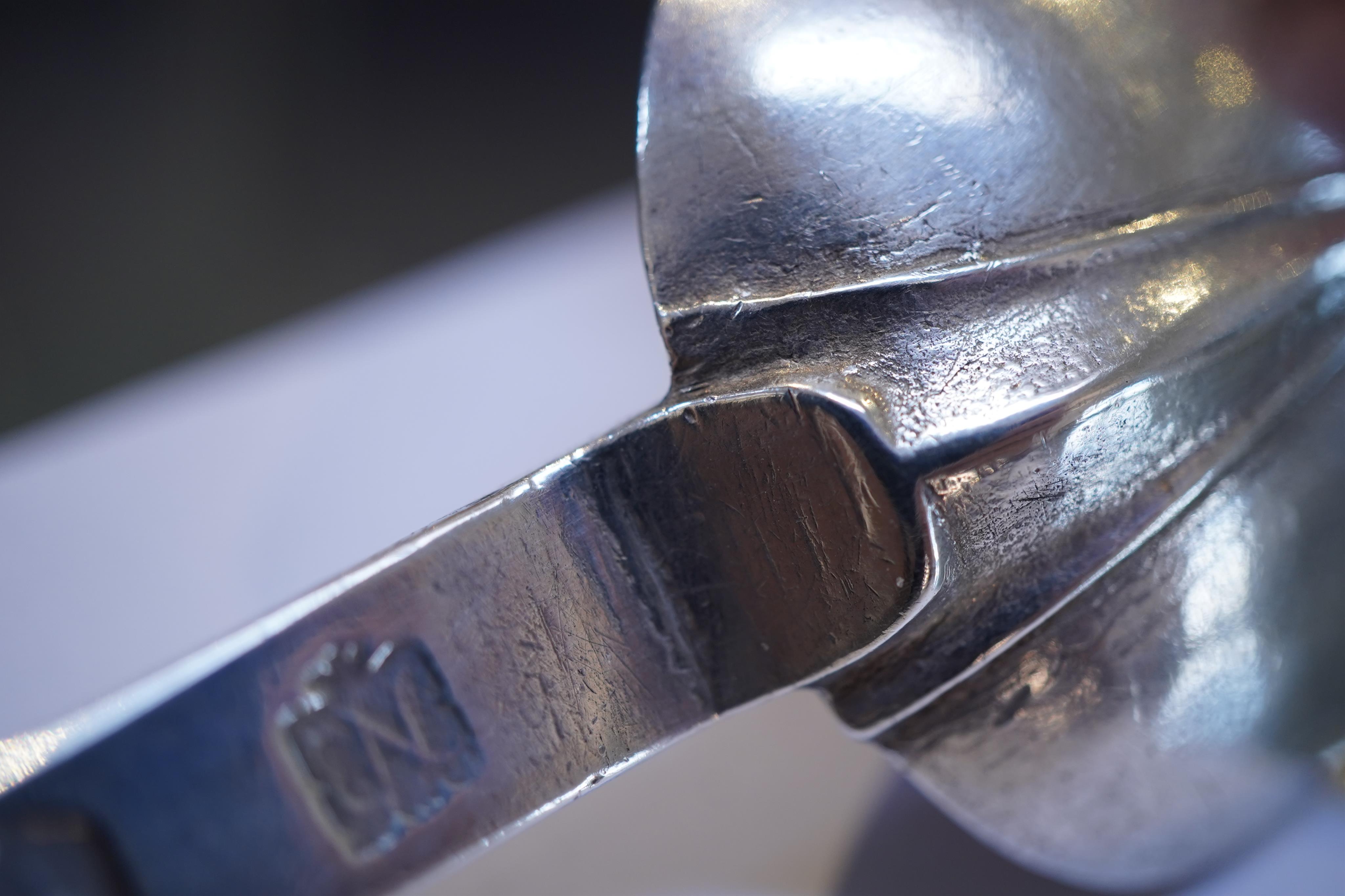 A rare late Charles II provincial silver trefid spoon, by Nathaniel Bullen, Chester, circa 1680